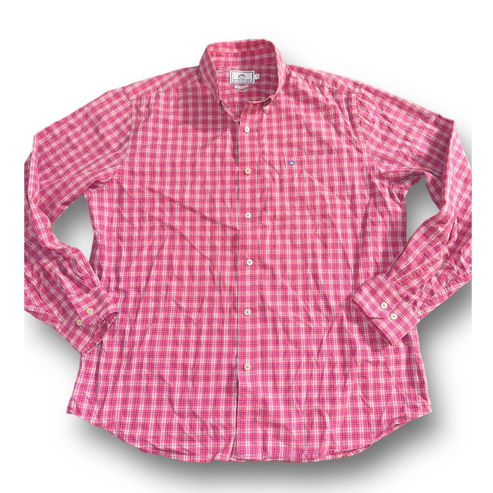 Southern Tide Men's Trim Fit Long Sleeve Button Down -‎ XL